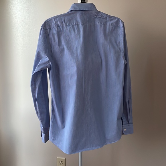 Pink Shirtmaker London Men's Button Down Long Sleeve Shirt, Size Medium - Picture 5 of 13